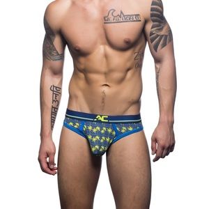 Andrew Christian California Palm Stripe Brief